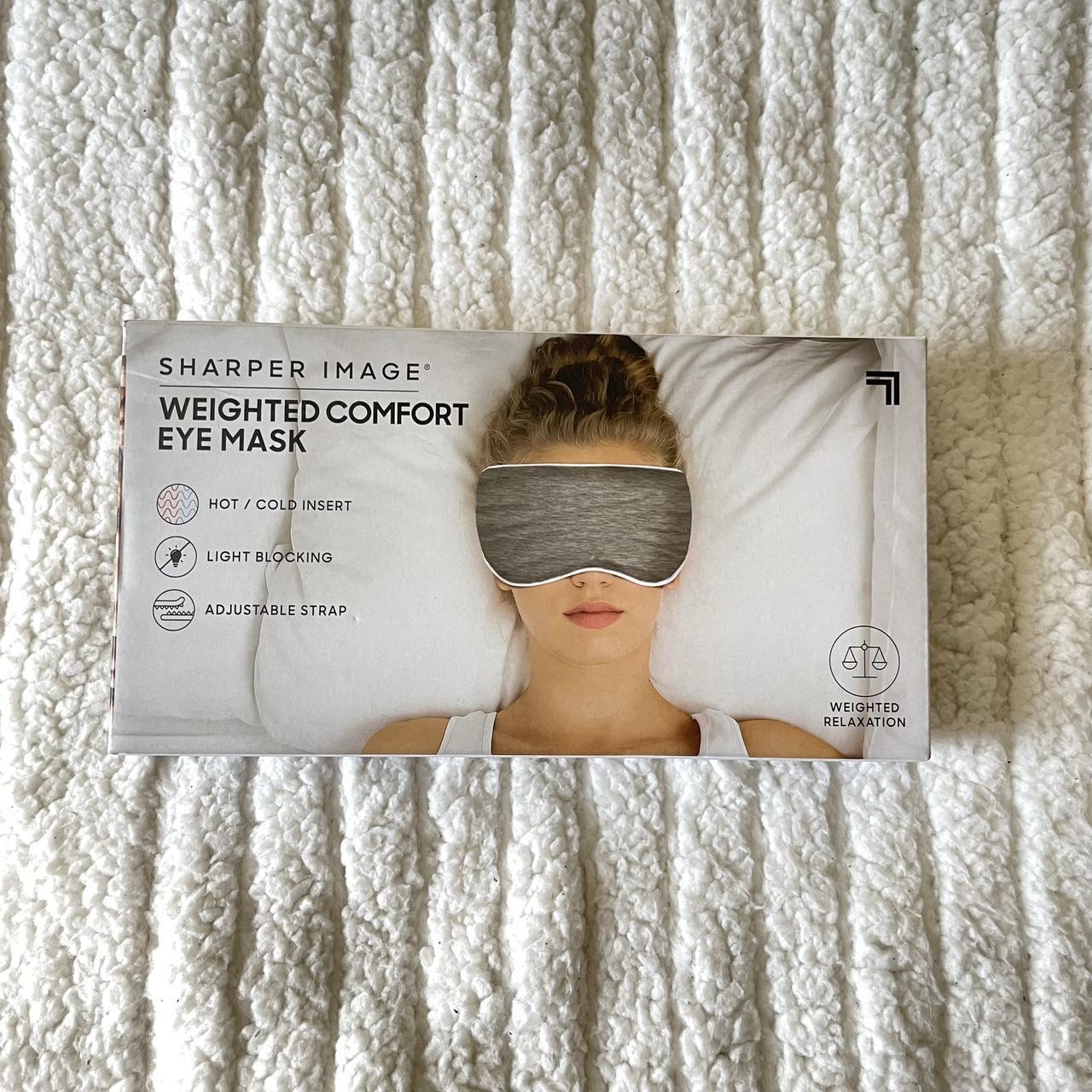 weighted comfort eye mask sharper image