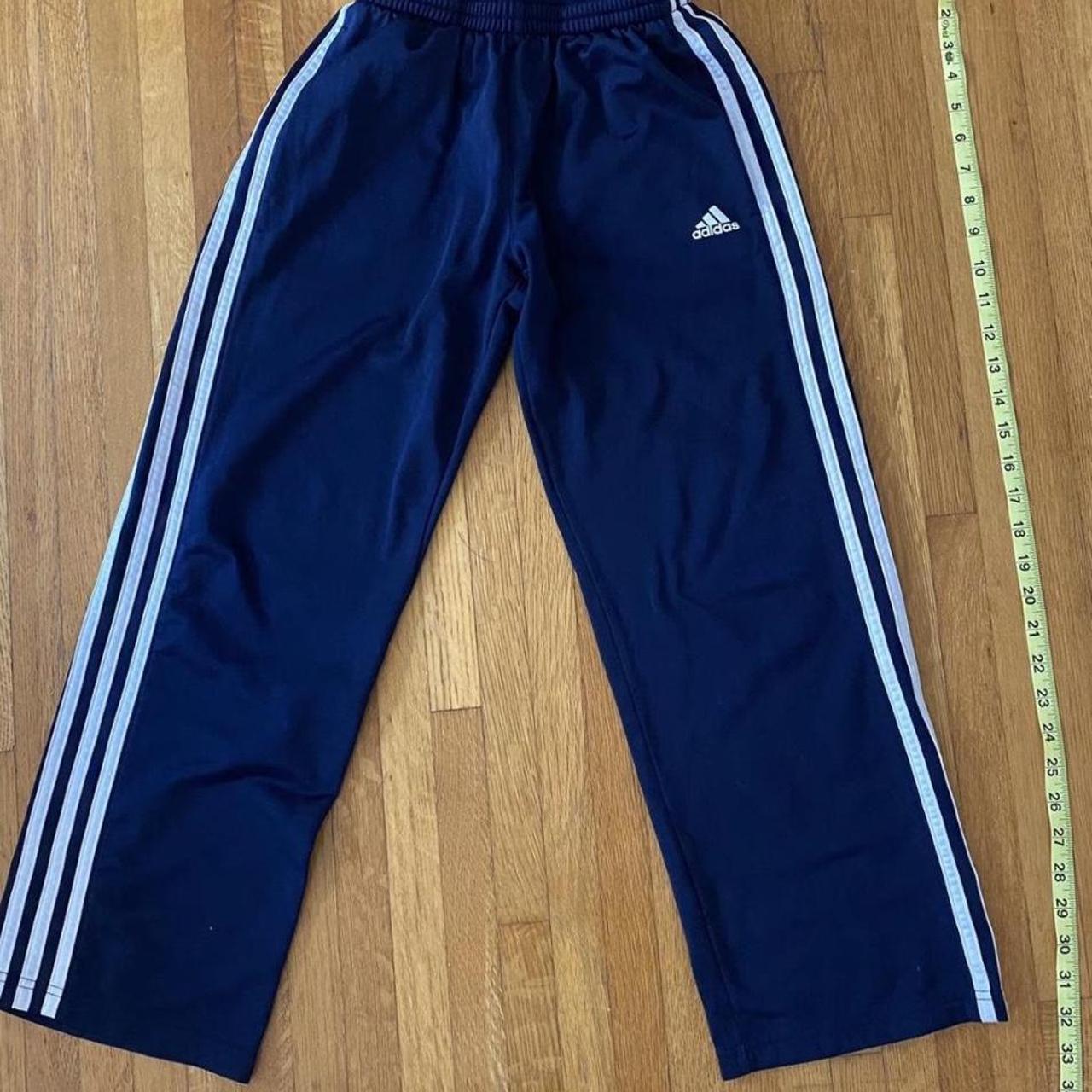 Adidas Womens Navy And White Joggers Tracksuits Depop 9630