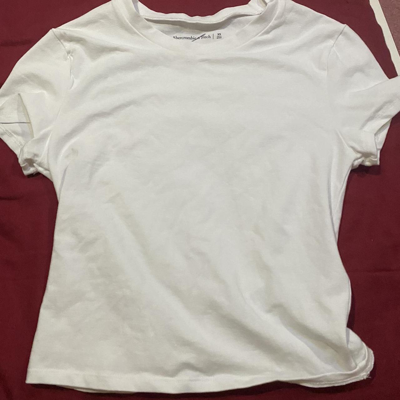 Abercrombie & Fitch Women's Black and White Shirt