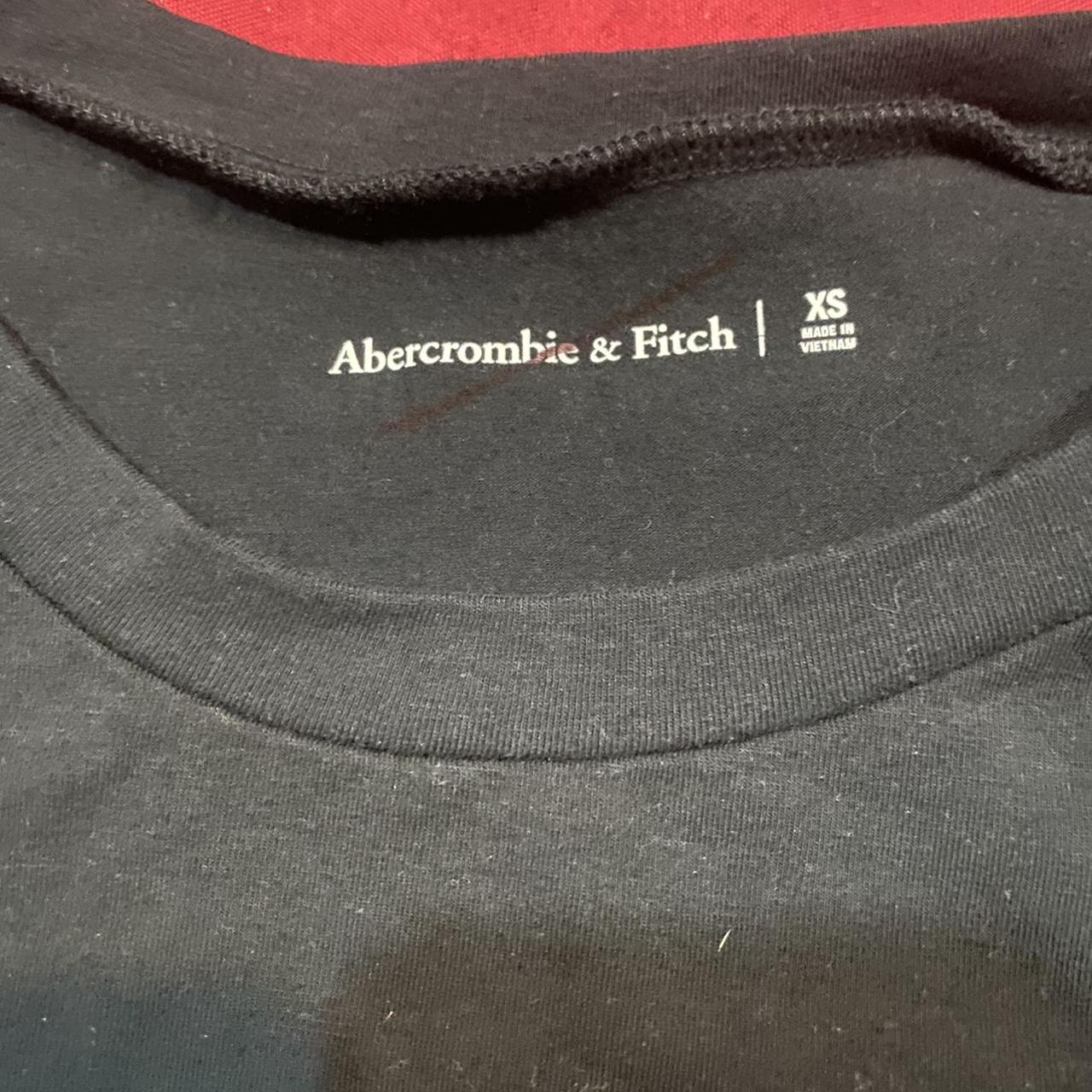 Abercrombie & Fitch Women's Black and White Shirt (4)