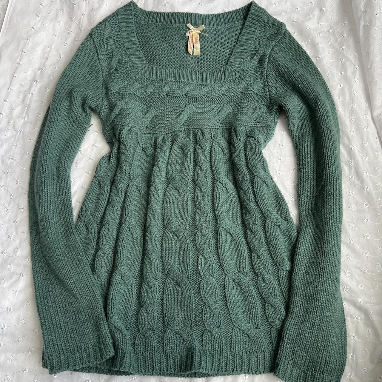 2000s babydoll sweater Pit to pit: 16 inches... - Depop
