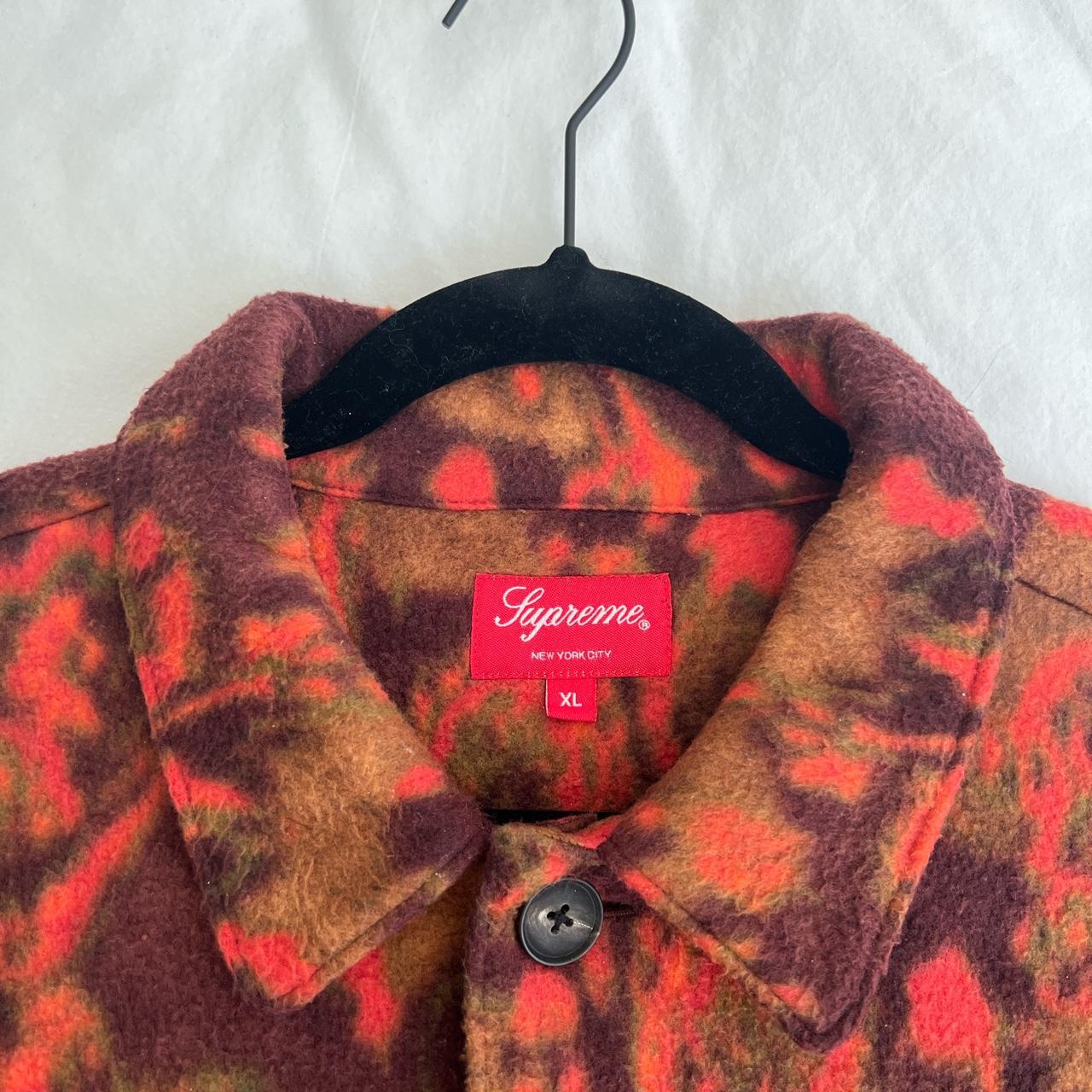 Supreme Paisley Fleece Shirt (Size XL). Fall/Winter ‘21
