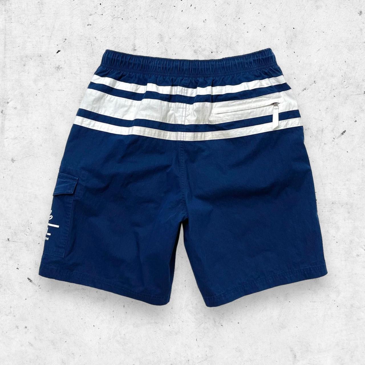 Polo Ralph Lauren Men's Blue and White Swimbriefsshorts Depop