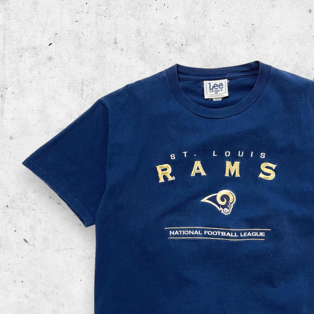 Vintage 1990s St Louis Rams Ringer Crew from Lee Sport - Size XXL – Rad Max  Vintage