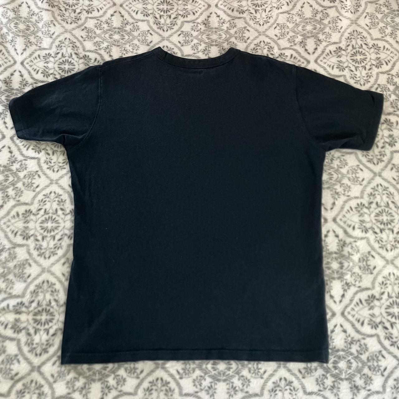 [ uniqlo navy heavyweight t-shirt] [ size large,... - Depop