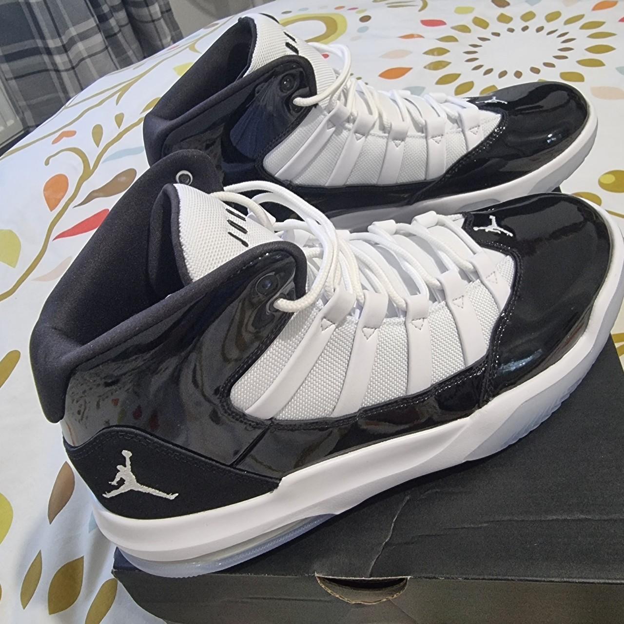 Nike Jordan MAX Aura black white shoes. UK size 10. Depop