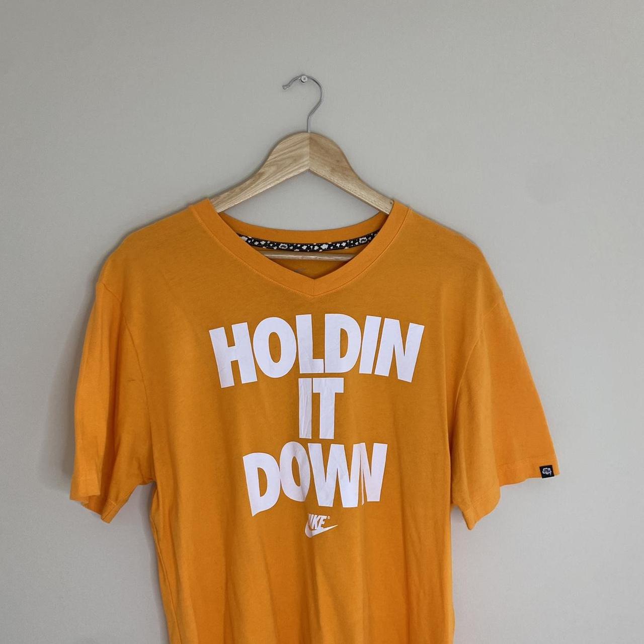 Nike “holdin It Down” T-shirt - Printed Logo - - Depop