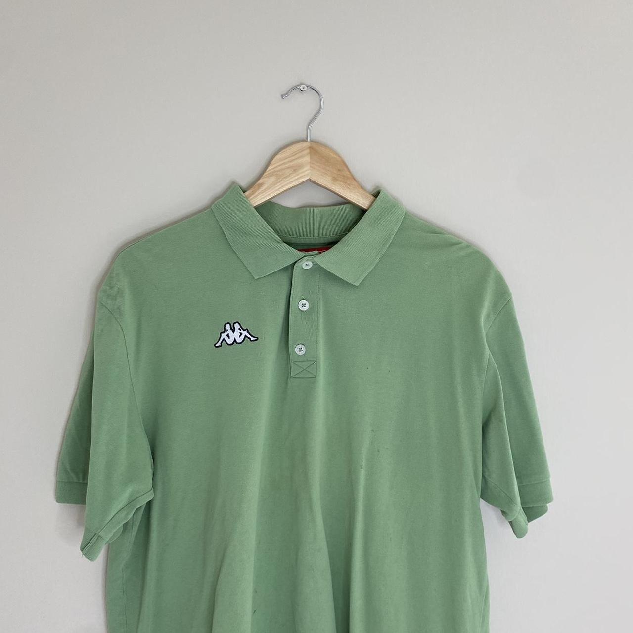 Vintage Kappa polo shirt - Embroidered logo -... - Depop