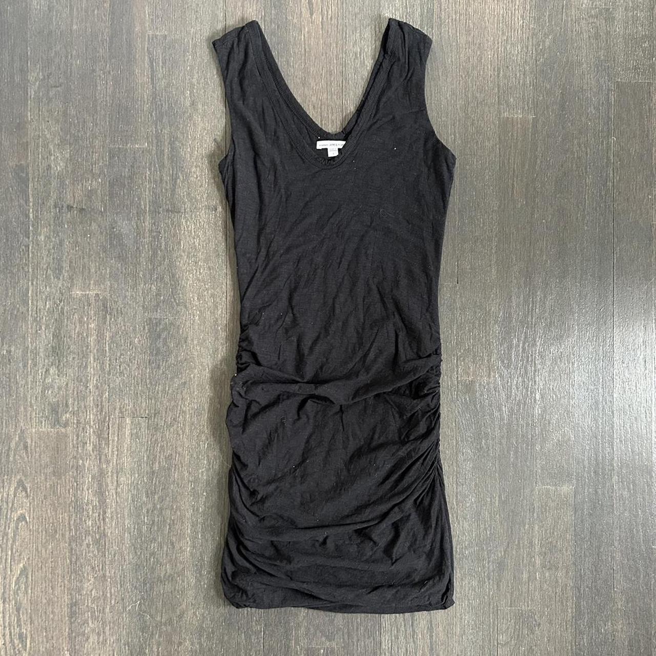 James Perse Women's Black Dress | Depop