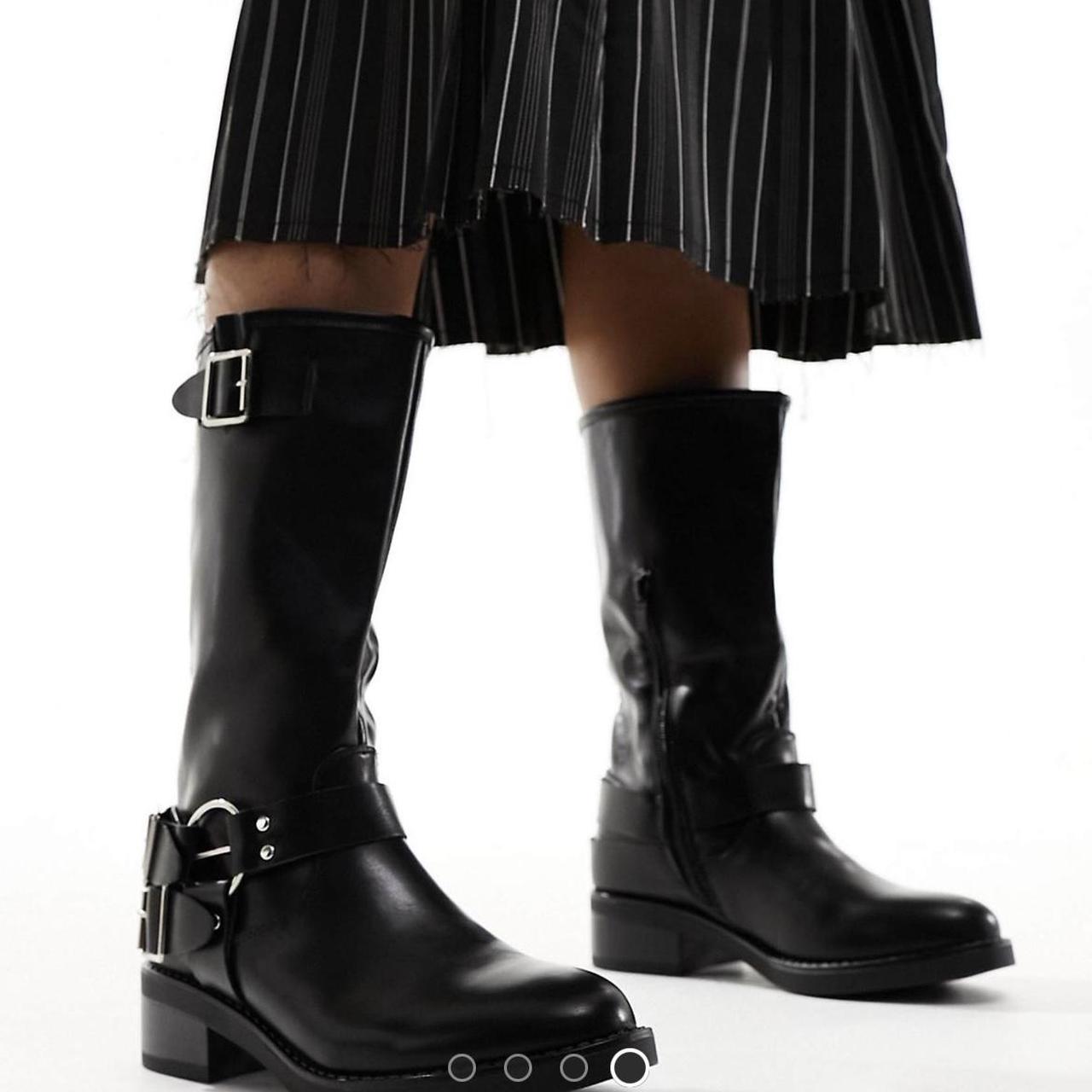 asos biker boots