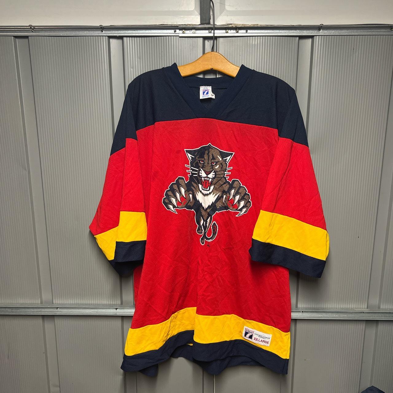 Vintage 90's Florida Panthers HOME Jersey: CCM: NHL - Depop