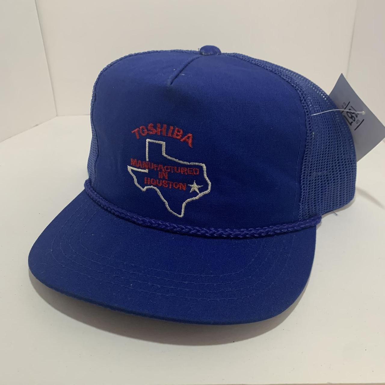 Vintage Toshiba Texas Hat Size:OS Date:90s This... - Depop