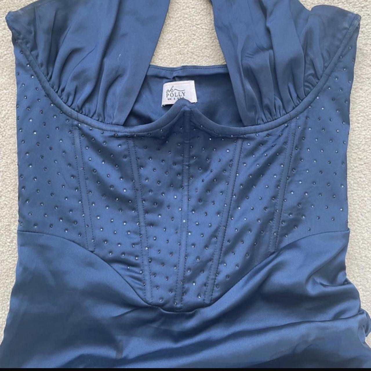 Oh polly Blue Corset Dress RRP£65 and sold out... Depop