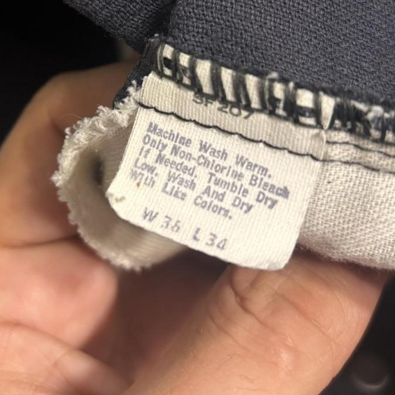 Levi's Men's Pants - Black/Grey - 36" – 80s Levi’… - image 6