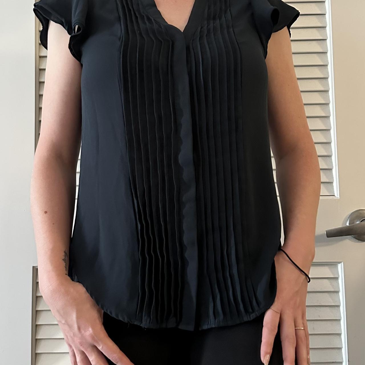 H&m clearance navy blouse