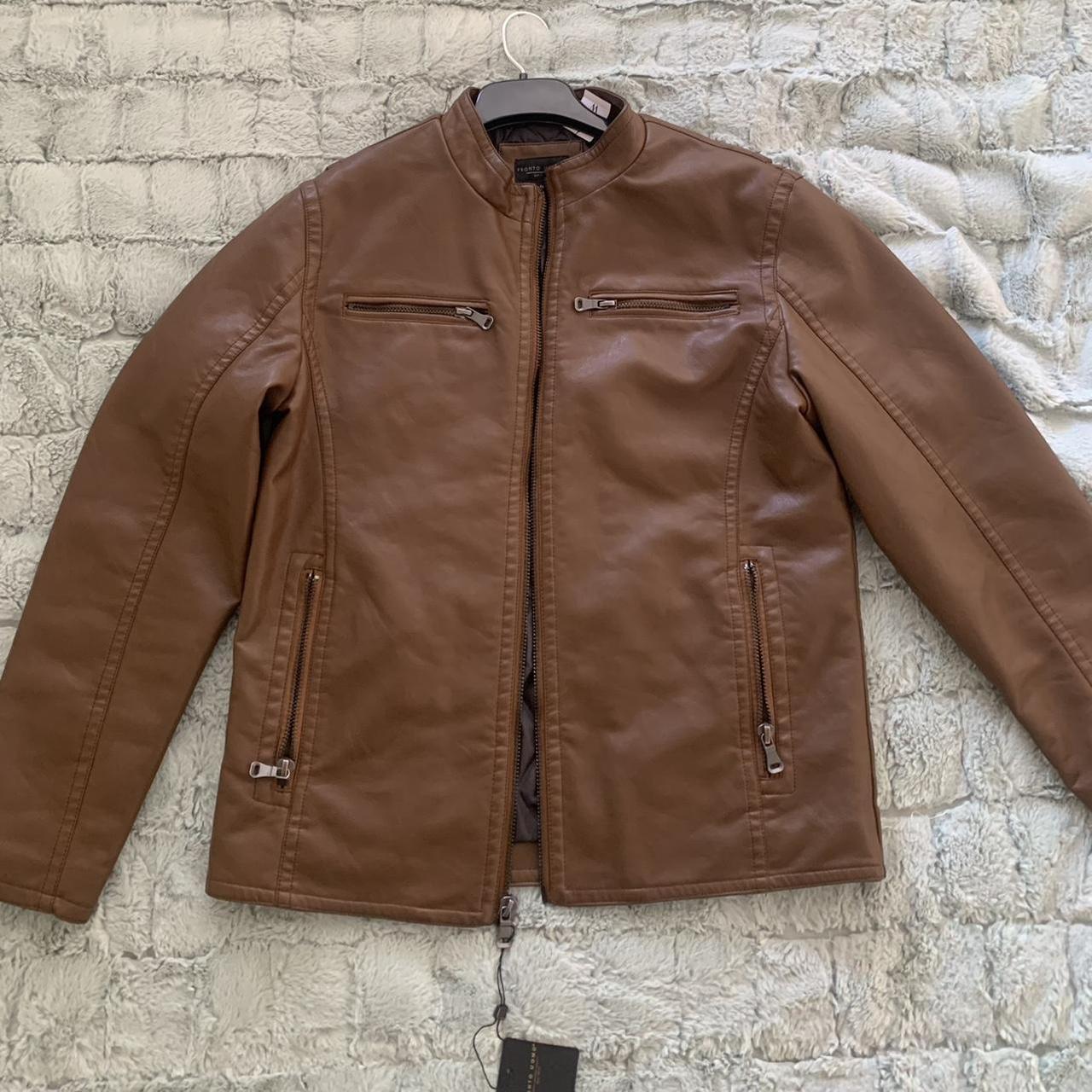 Classic Genuine Brown Leather Pronto Uomo