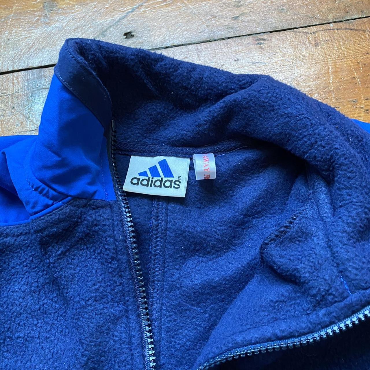 Vintage Adidas sherpa fleece Size: Large Condition:... - Depop