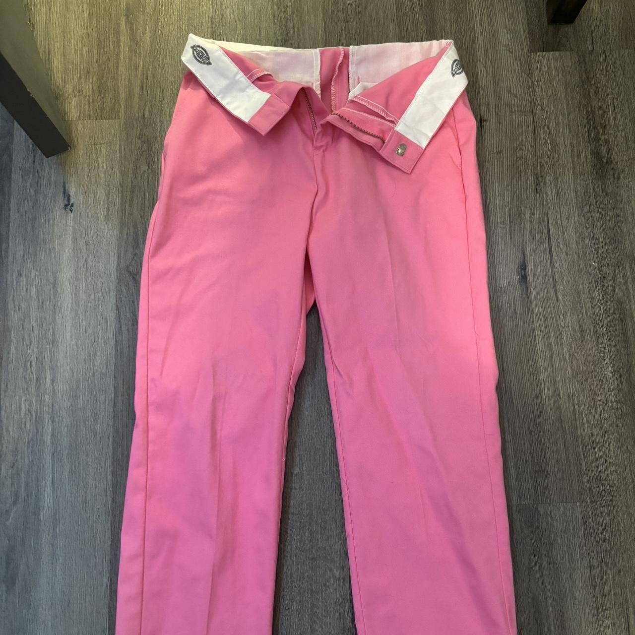 Bubble gum pink dickies 874 work pants size 2 fits... - Depop