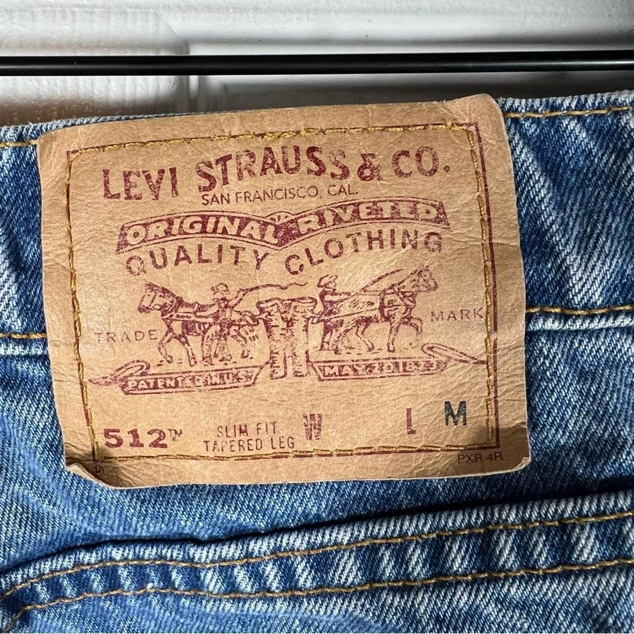 Vintage 90's Levi's 512 Slim Fit Tapered Leg Denim - Depop