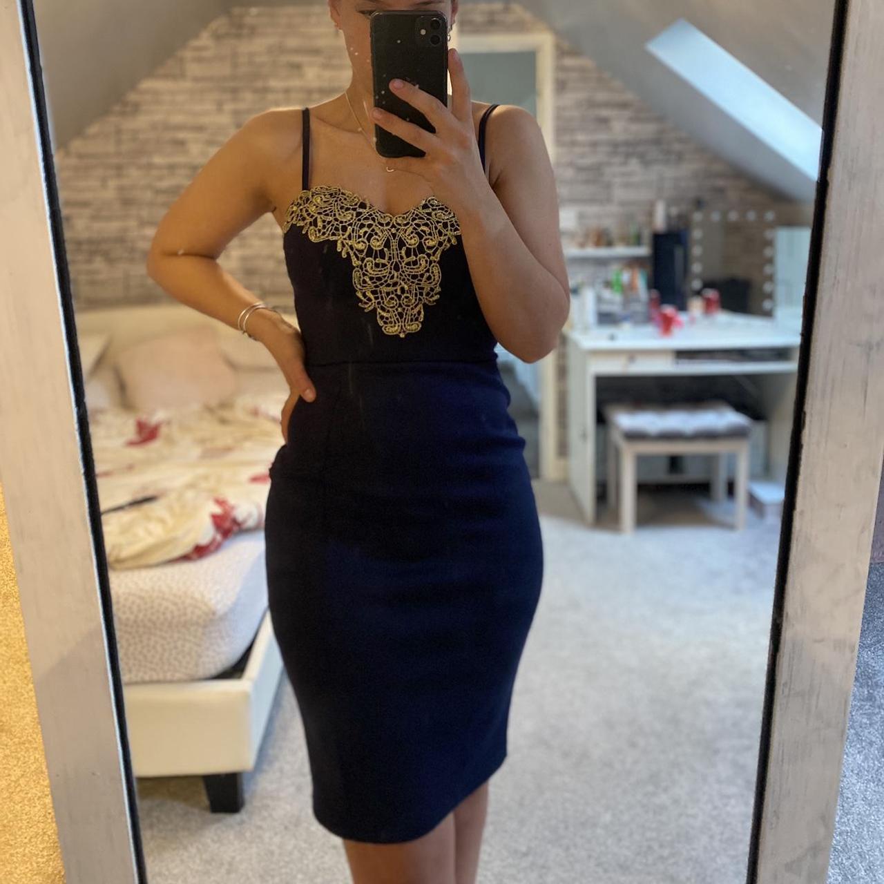 Lipsy michelle outlet keegan navy dress