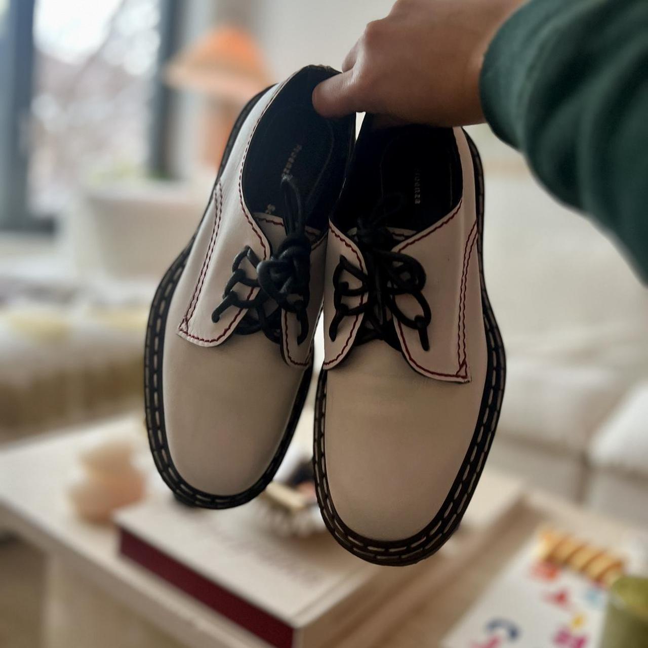 Proenza Schouler Leather Oxfords White Depop