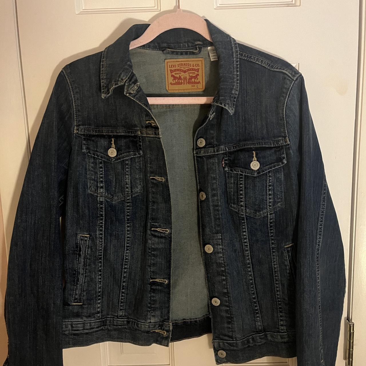 Levi cropped 2025 denim jacket