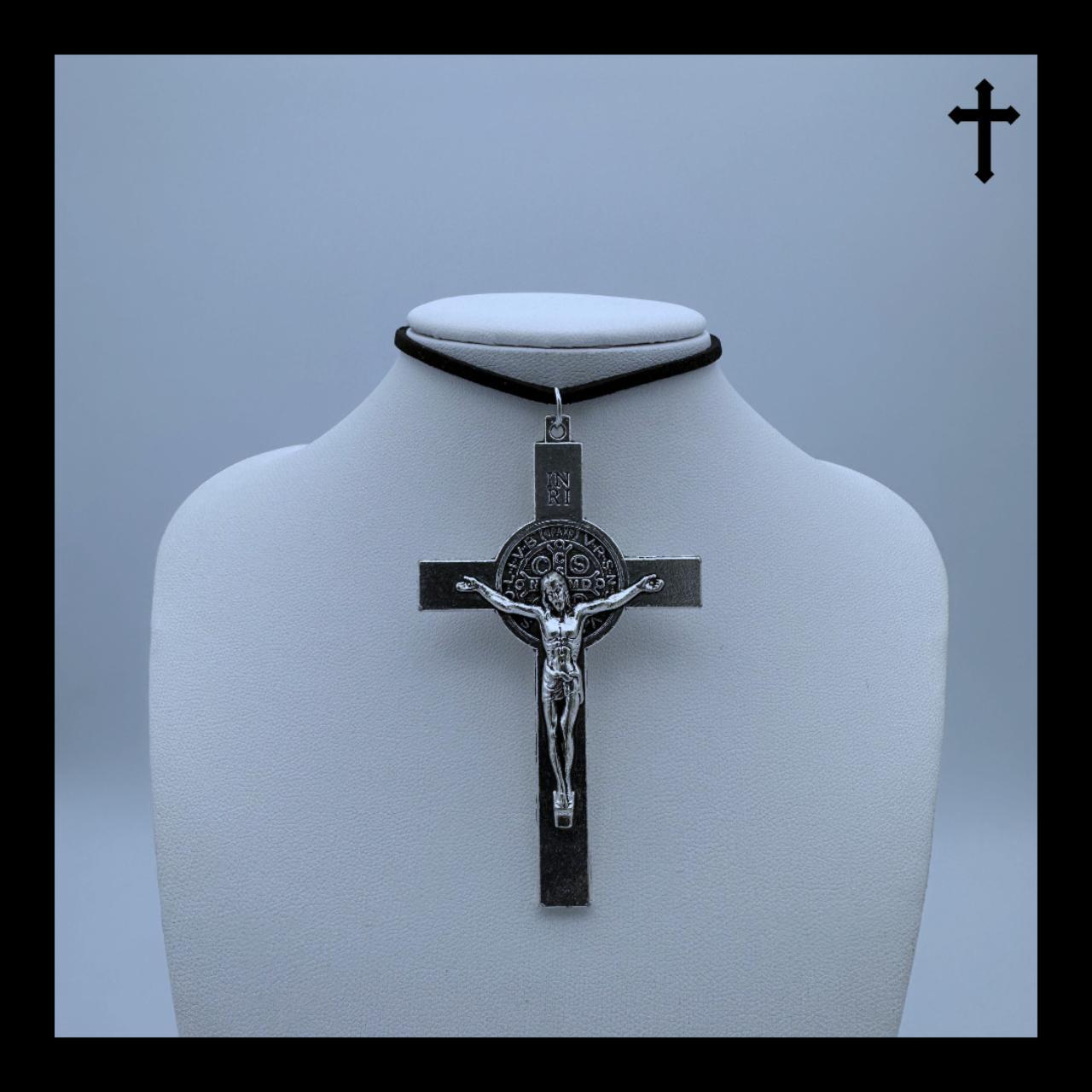 Sacrament Choker! ♰ handmade [ suede choker is... Depop