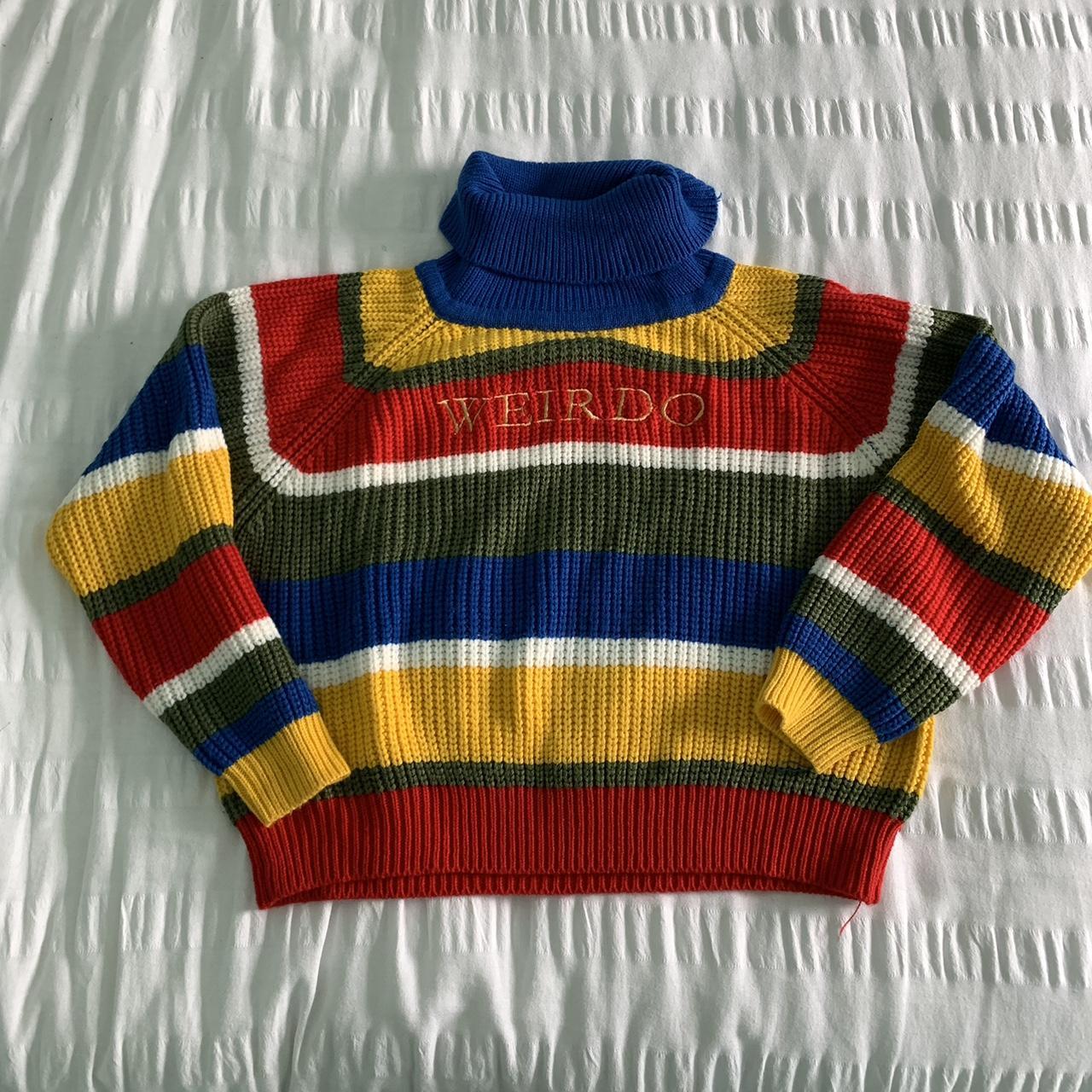 Rainbow sweater Rainbow sweater just like the one... - Depop
