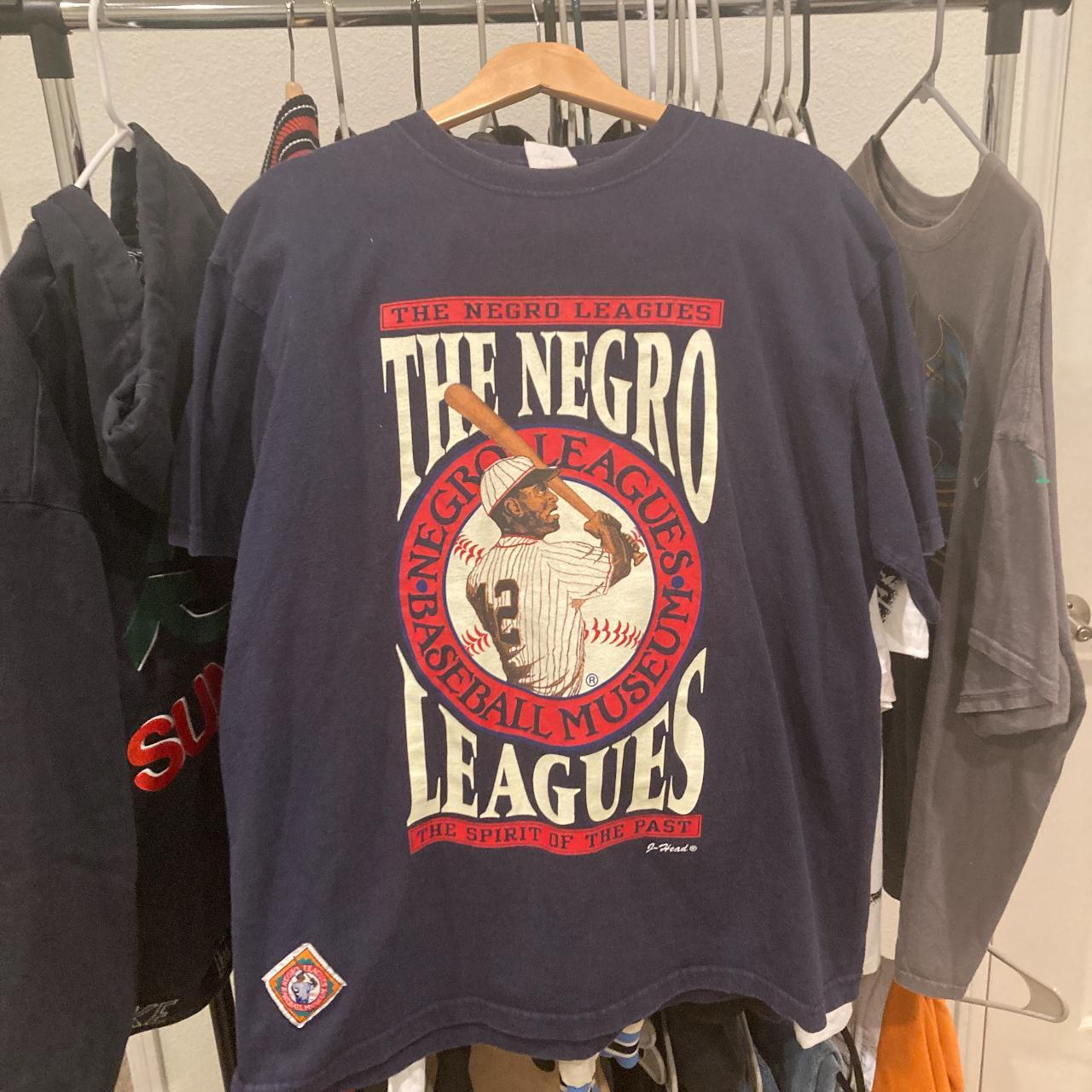 Negro Leagues Baseball Museum Navy T Shirt Depop