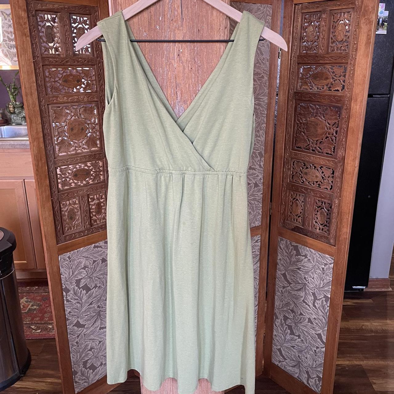 Sage Green Garnet Hill Dress - Depop