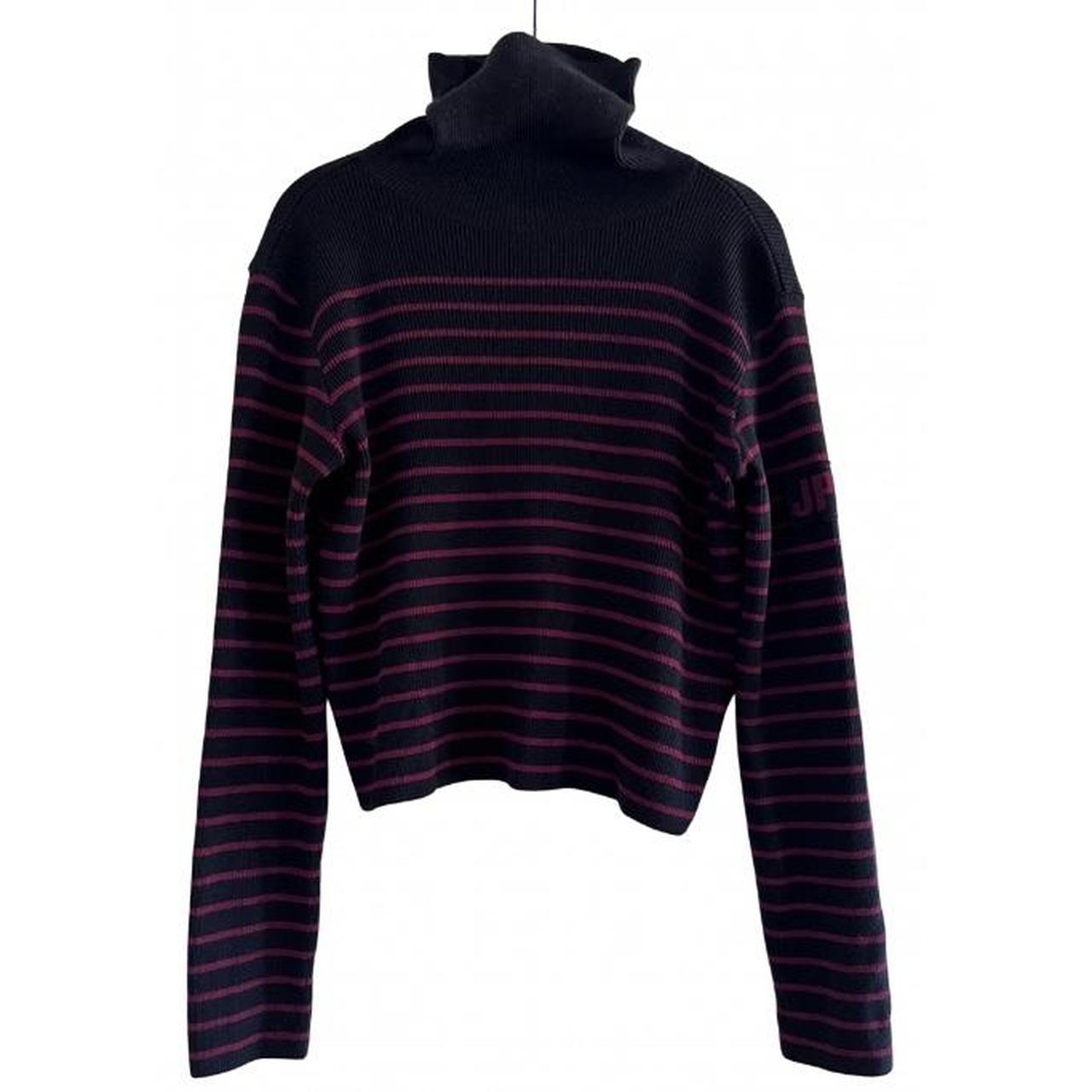 Gaultier Jeans Women's Black and Red Jumper (4)