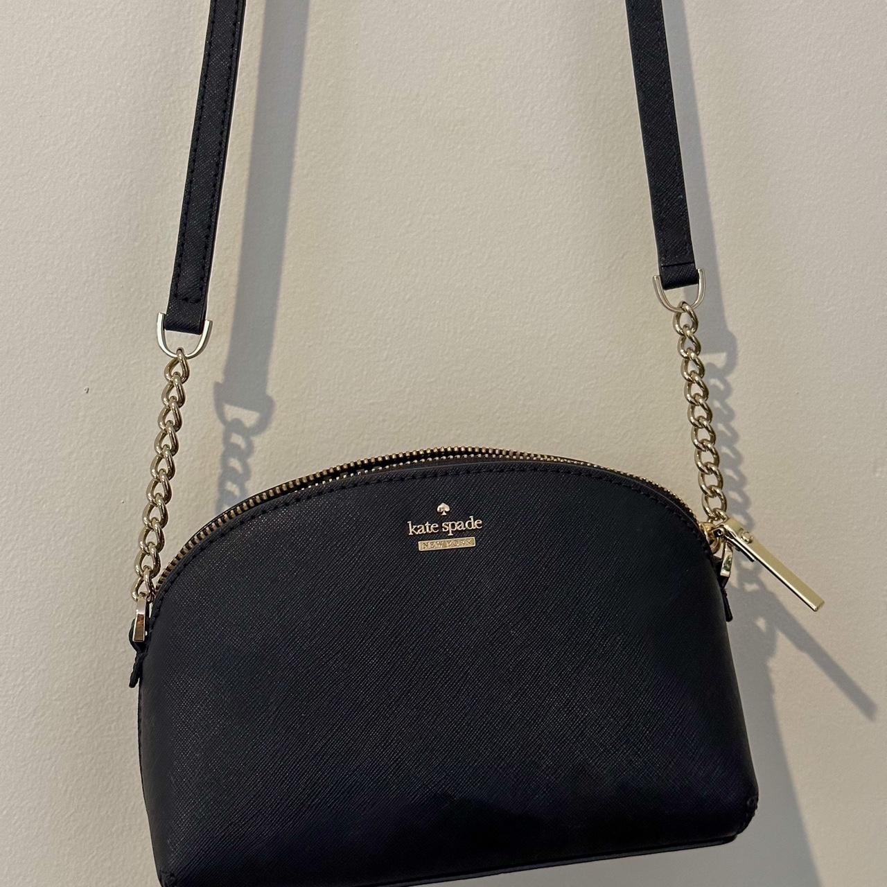 Kate Spade black bag with gold hardware brand new... Depop