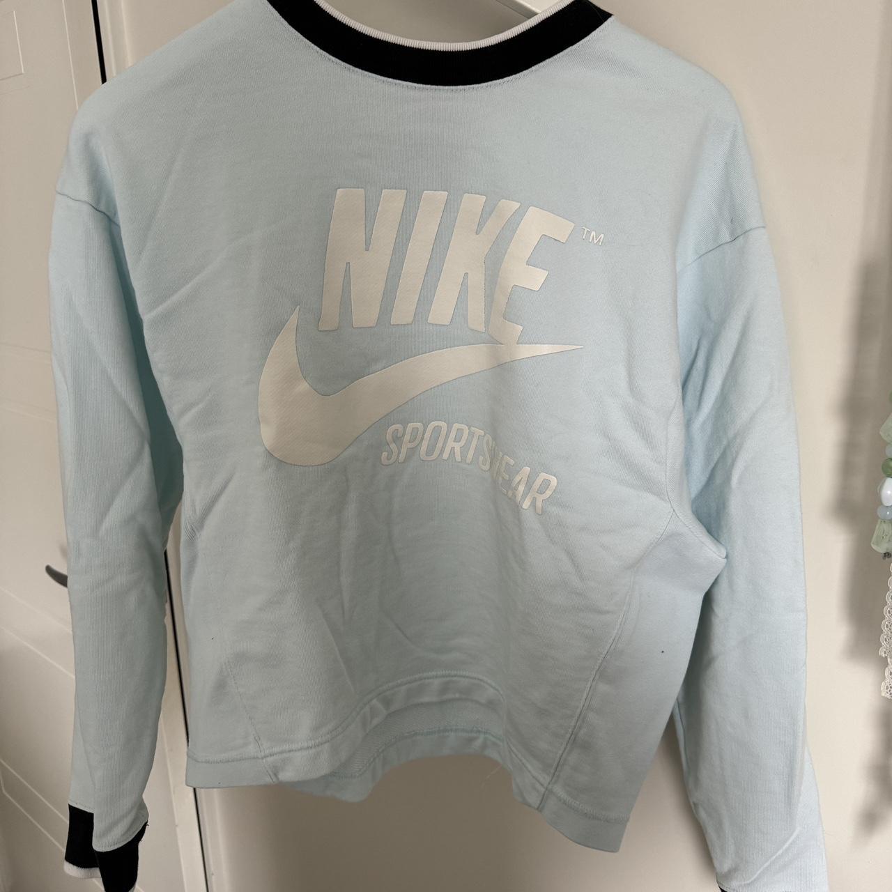 nike jumper womens blue