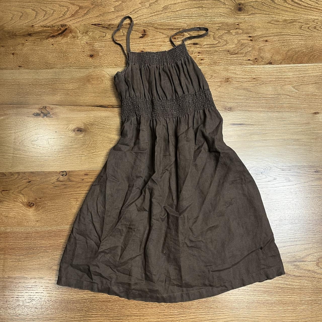 Calvin Klein brown dress Size S - Depop