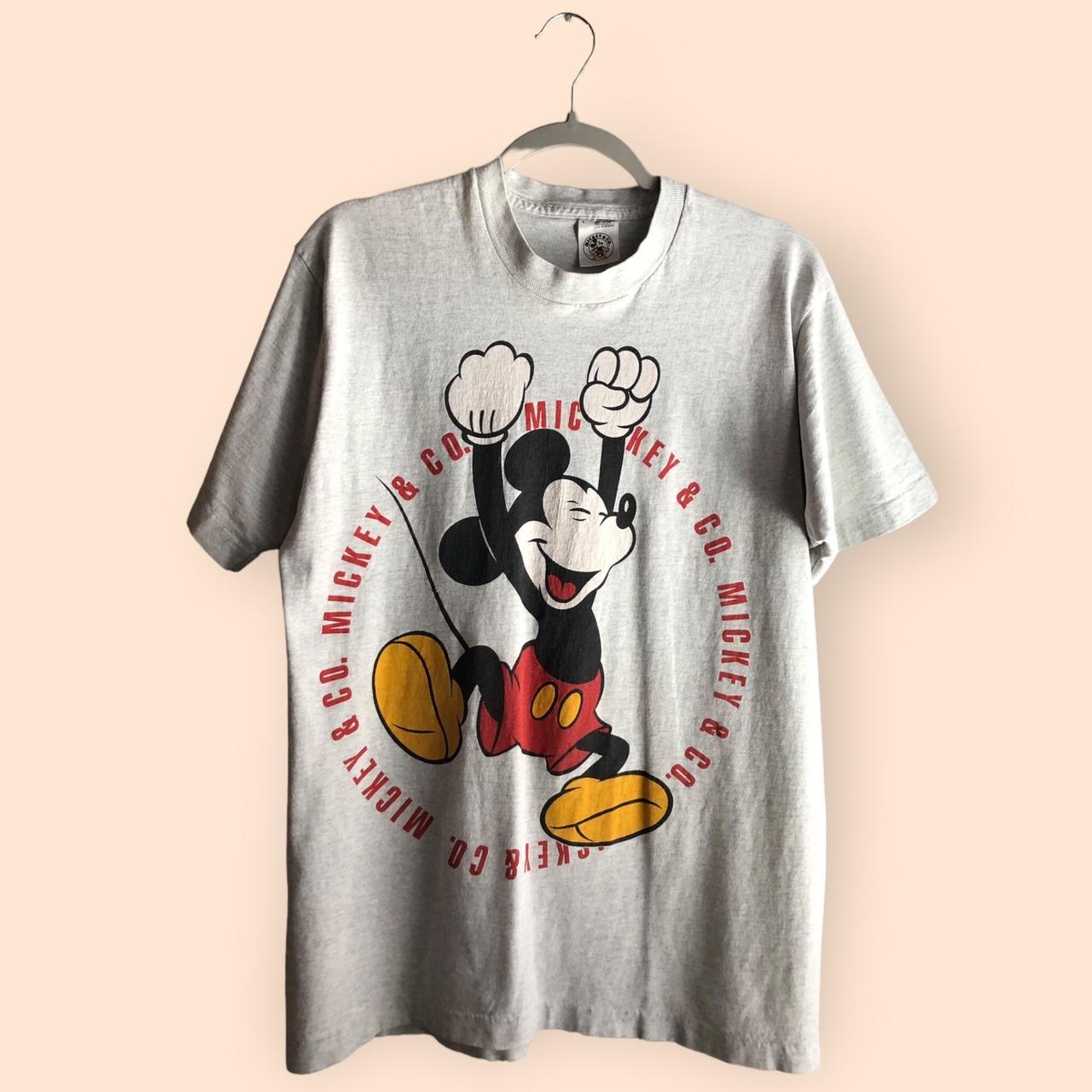 Vintage 90s Mickey Mouse Mickey & Co. Single Stitch - Depop