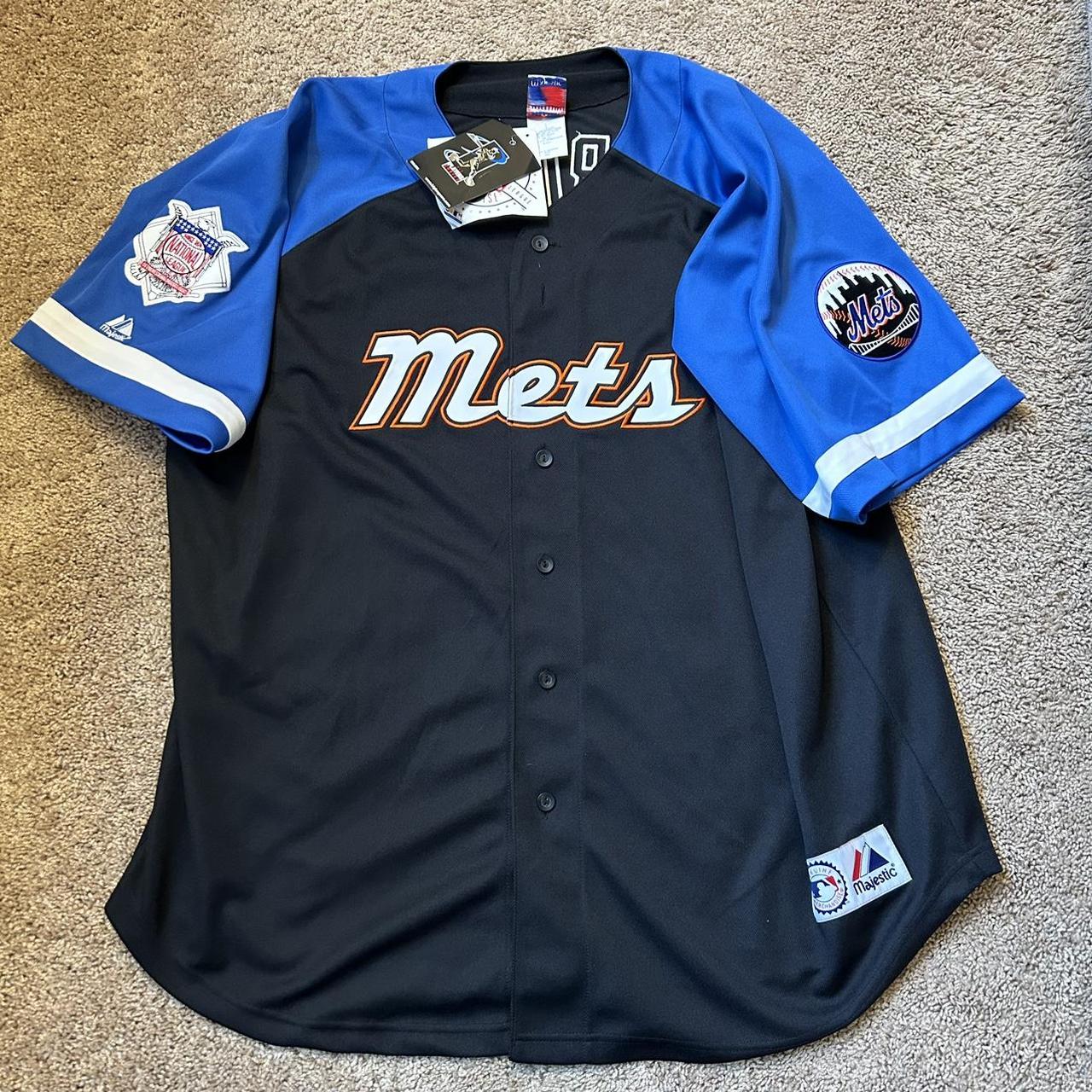 Majestic MLB New York Mets Baseball Jersey Tag : - Depop