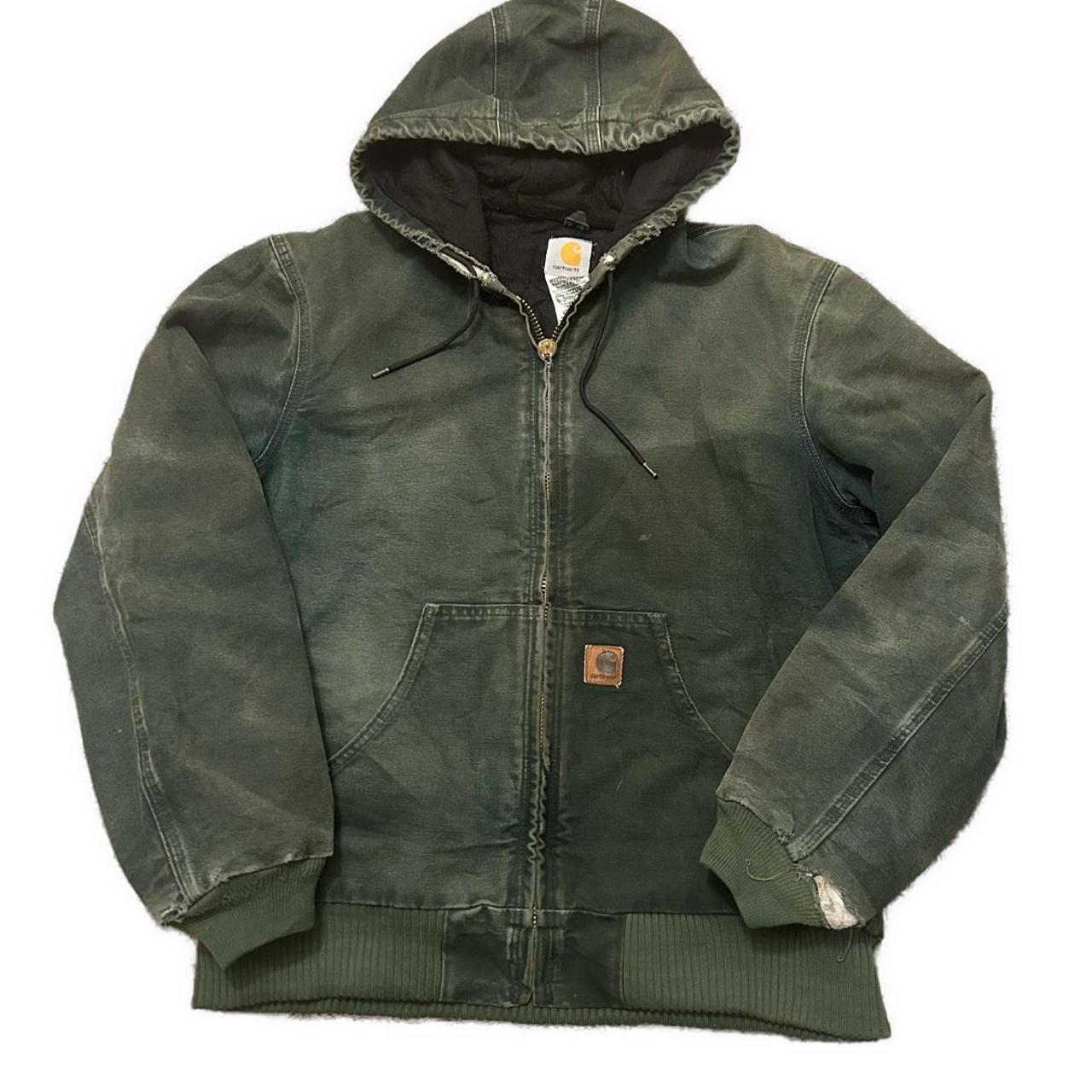 Vintage Green Carhartt Jacket Medium - 22x26 Has... - Depop