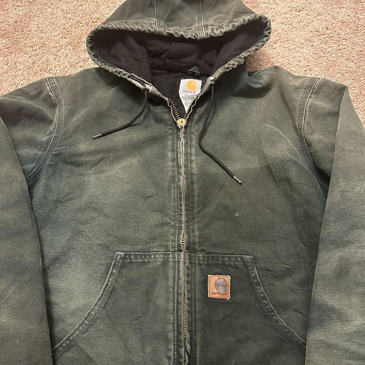 Vintage Green Carhartt Jacket Medium - 22x26 Has... - Depop