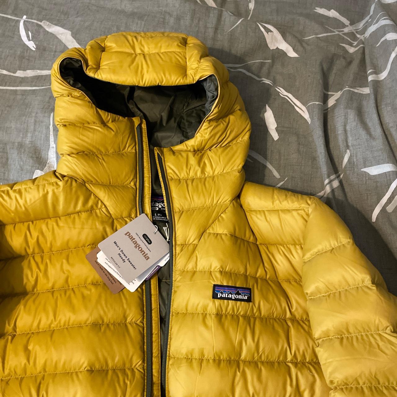 Patagonia Men’s Down Sweater Hoody size Large (L) in... Depop