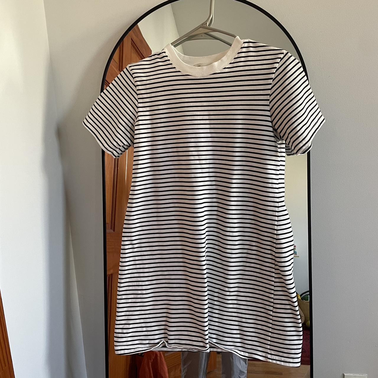 OAK + FORT T-Shirt Dress XS Cotton - Depop