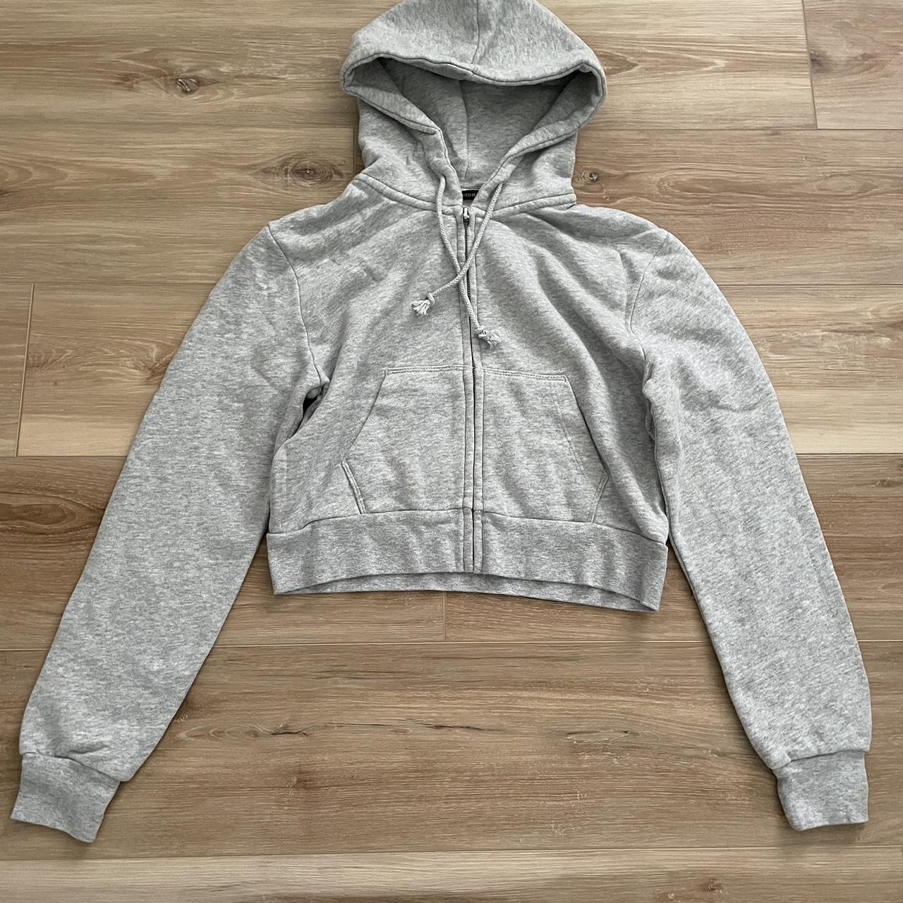 Brandy melville grey sales crystal hoodie