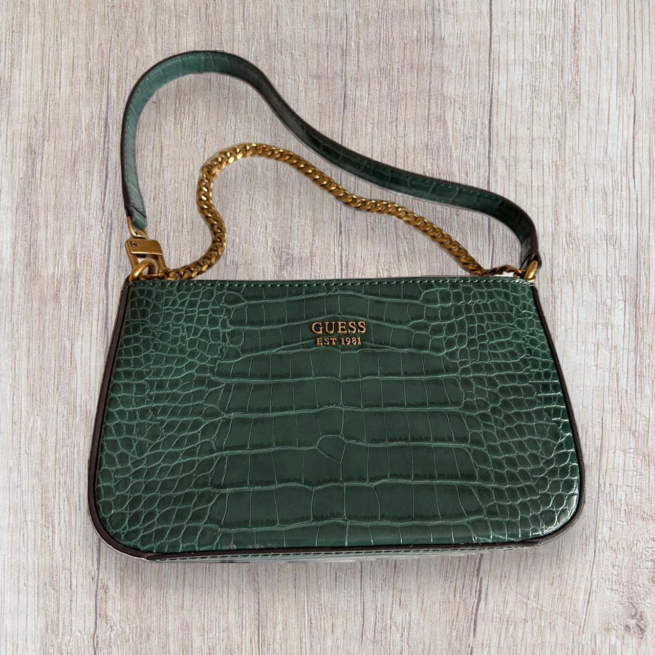 Guess Green Croco Bag Guess Crocodile Bag Hotsell