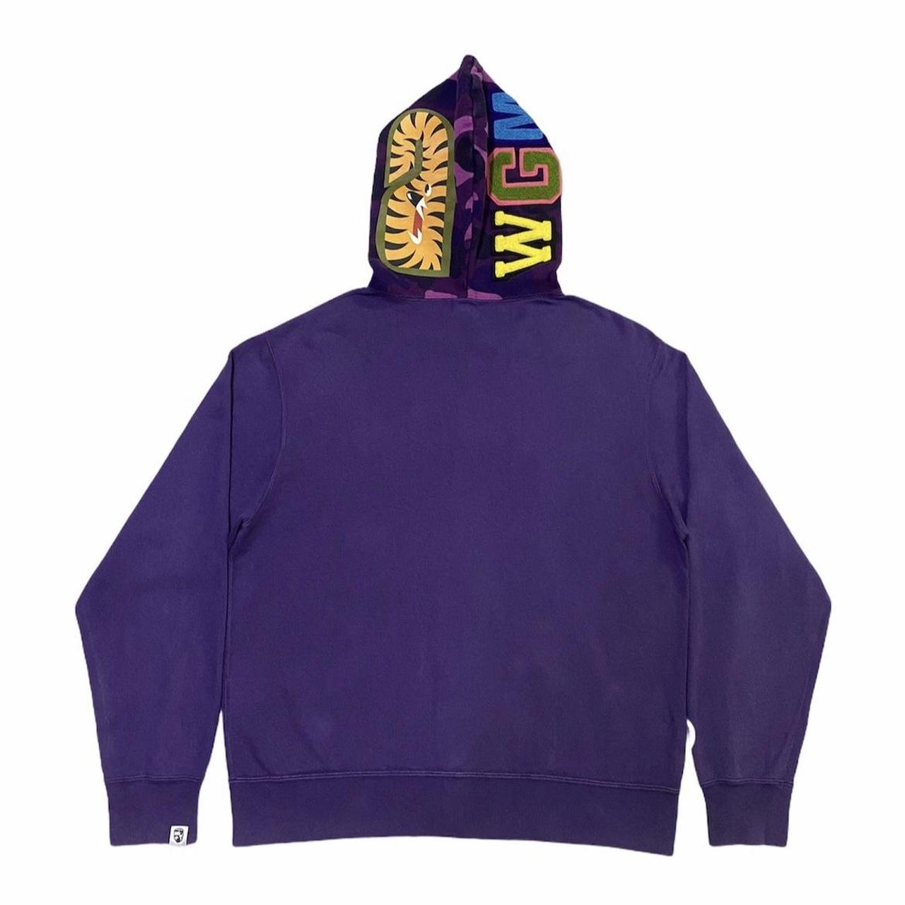 Bape shark hoodie purple camo. Bape supreme Gucci - Depop