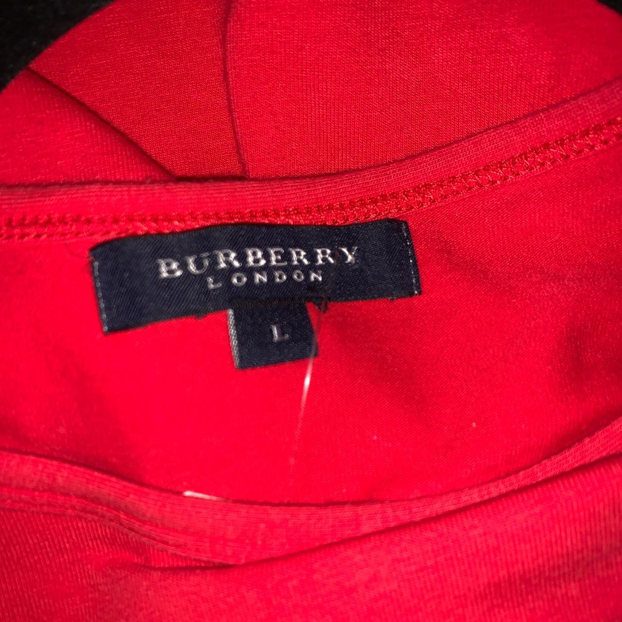 Burberry Women's Red and Tan Blouse (5)