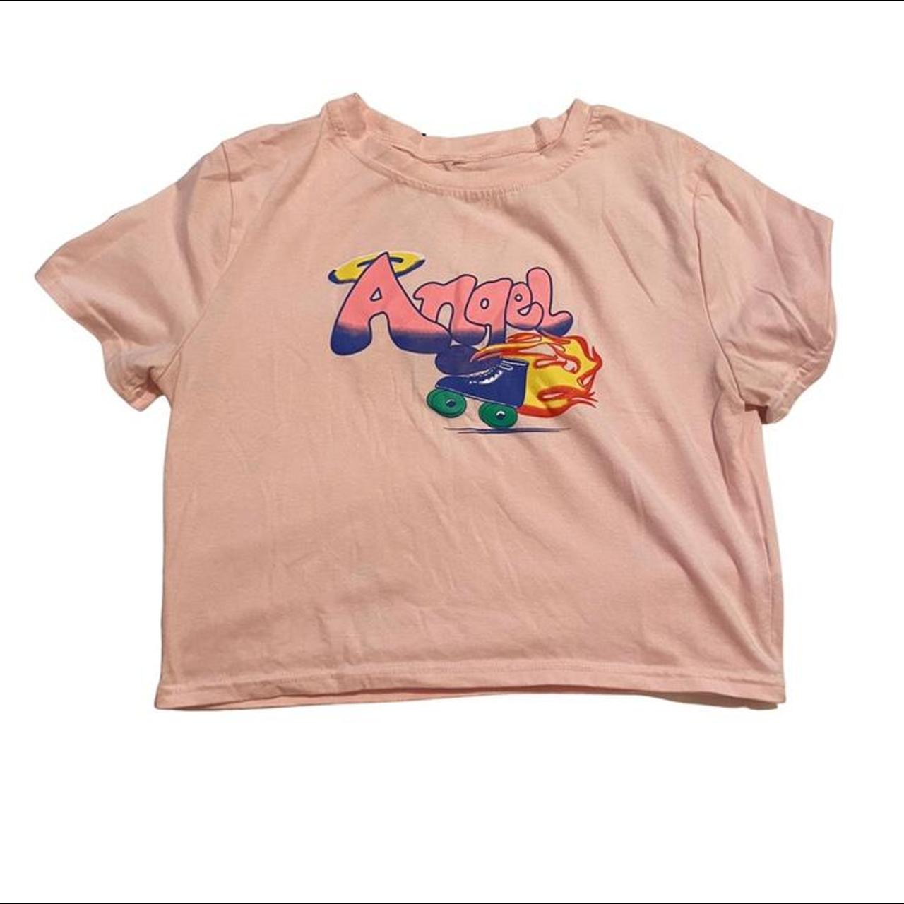 bubble gum pink nike shirt