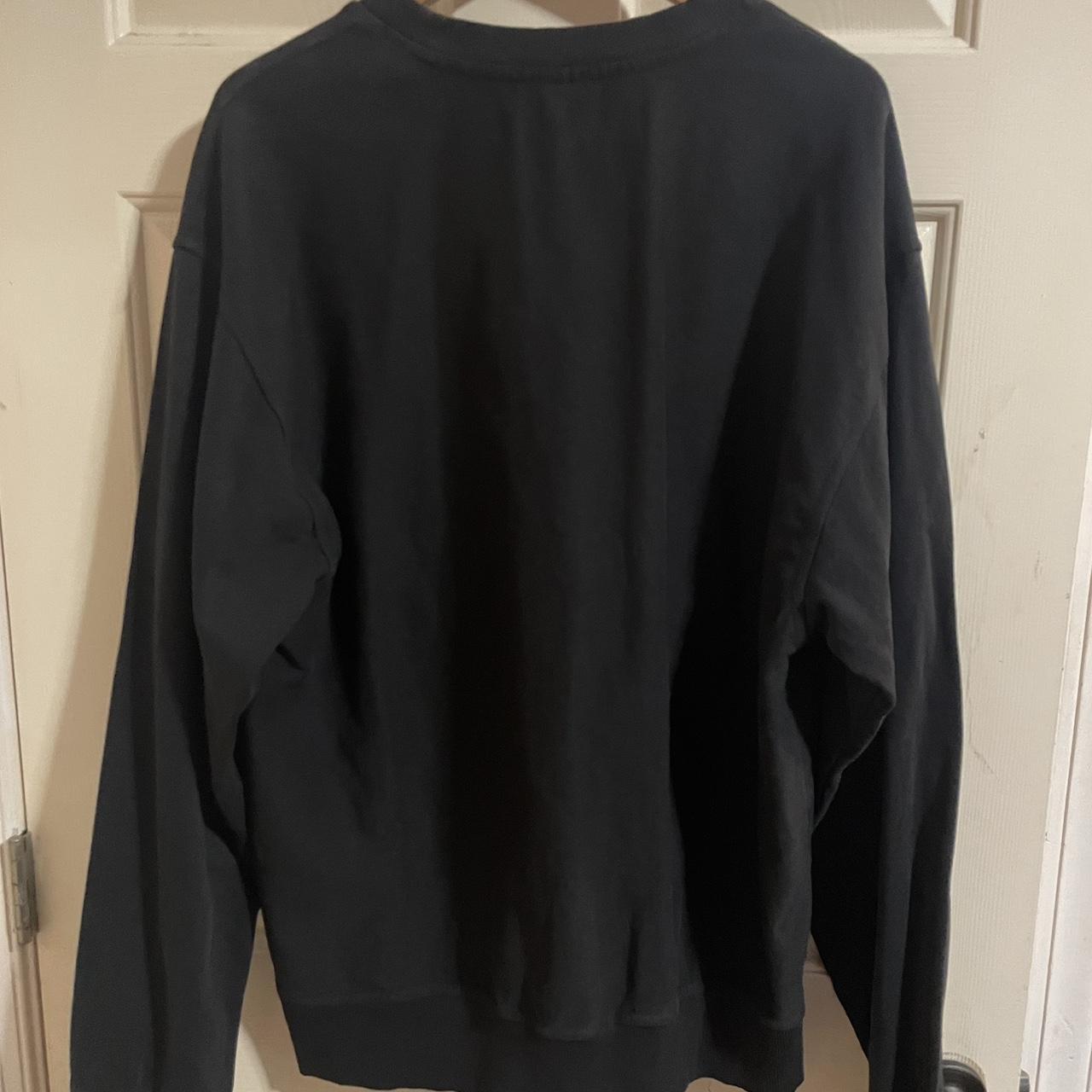 Stussy Crown Logo Crewneck XL Black Worn this out... - Depop