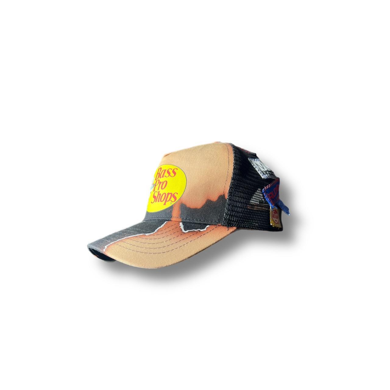 Custom Bass Pro Hat X Bleach Effect X Assorted Depop 4196