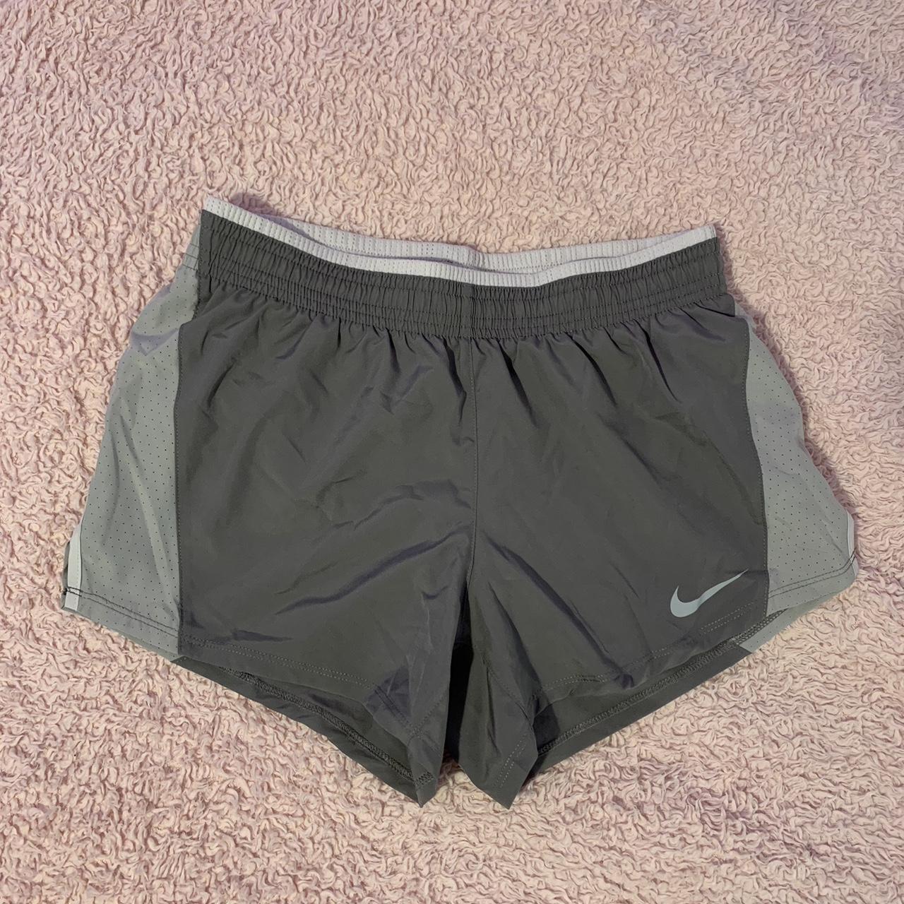 grey nike shorts womens