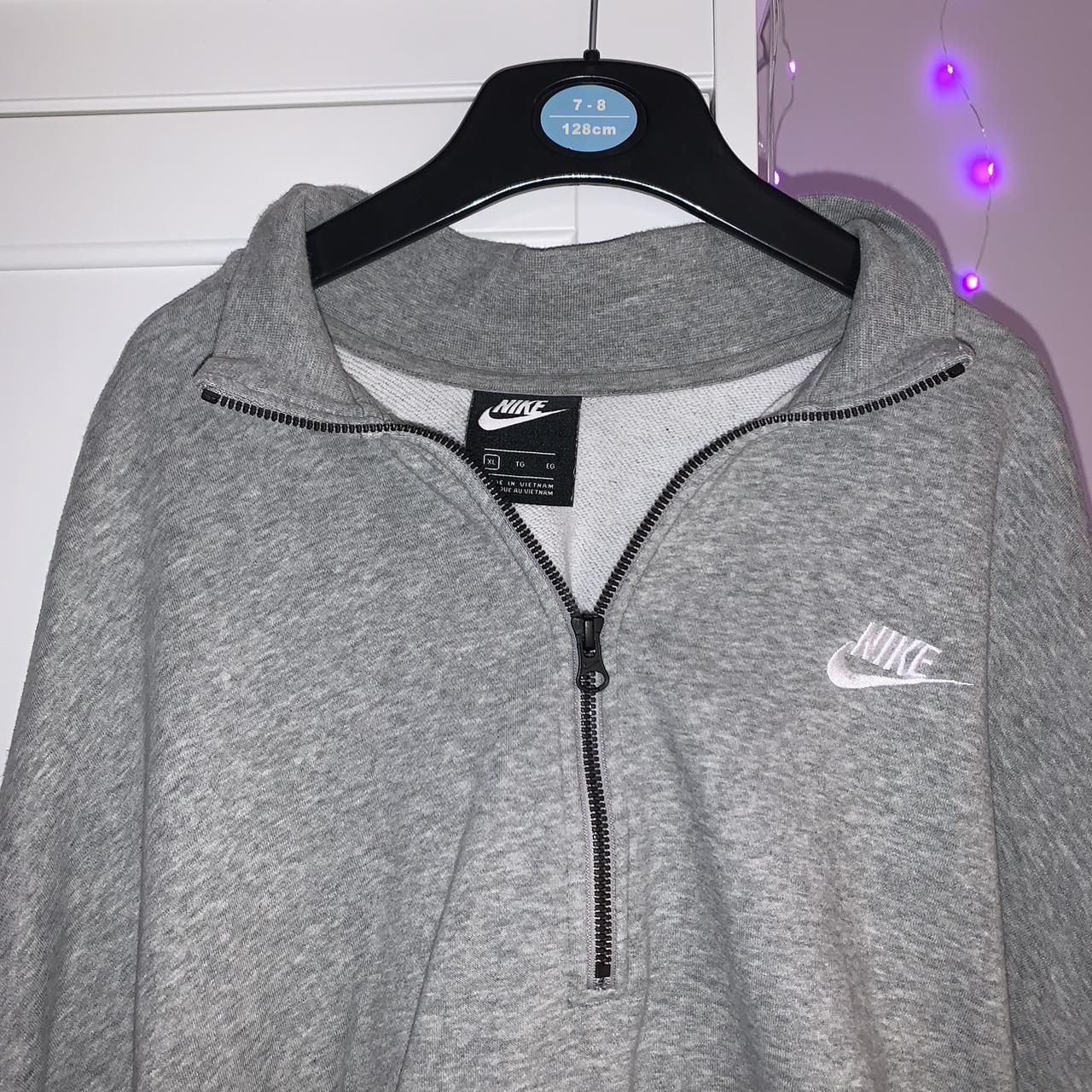 nike womens jumper grey
