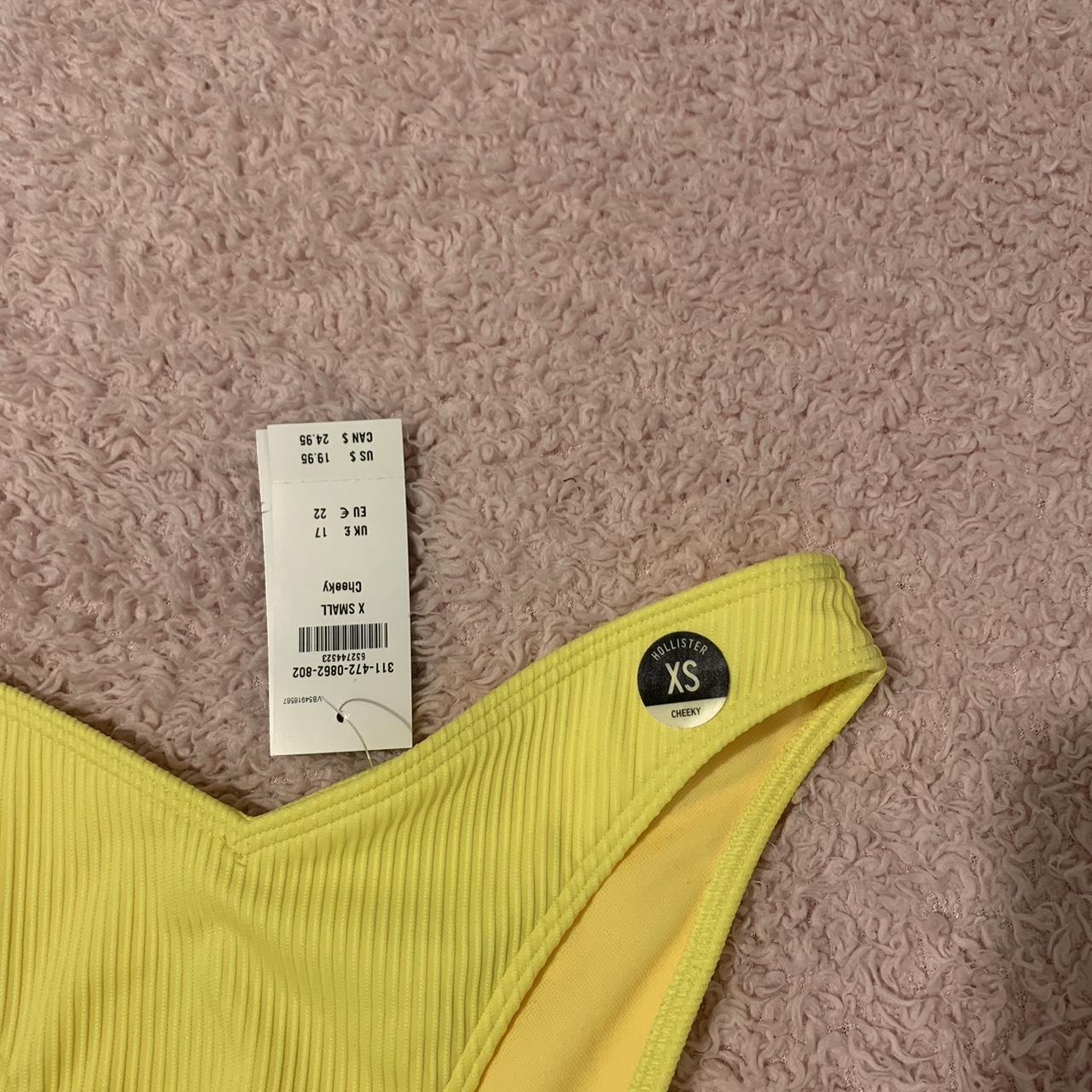 Hollister Co. Women's Yellow Bikiniandtankinibottoms Depop